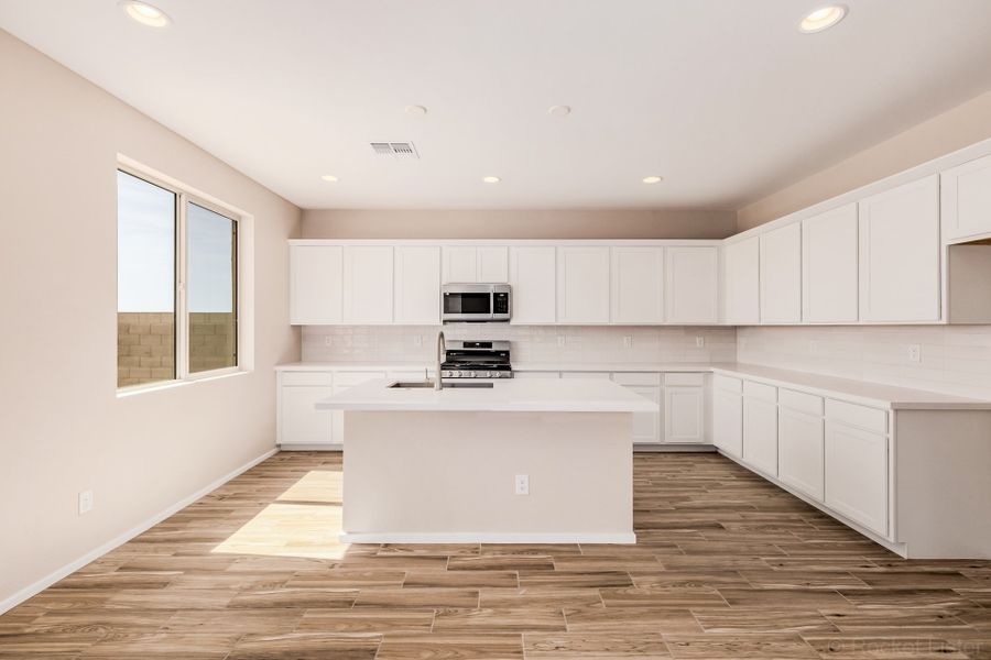 Furnished interior view inside a new home in Elara at Moonlight, Maricopa (Image 3).