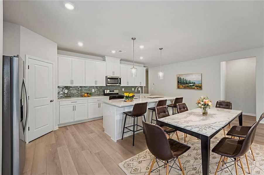 Furnished interior view inside a new home in Westmont Preserve, Powder Springs (Image 19).