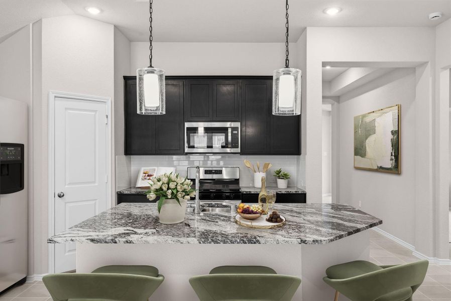 Furnished interior view inside a new home in Escondido, Magnolia (Image 6).