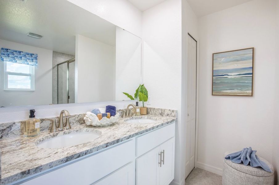 Furnished interior view inside a new home in Orchid Cove, Bokeelia (Image 7).