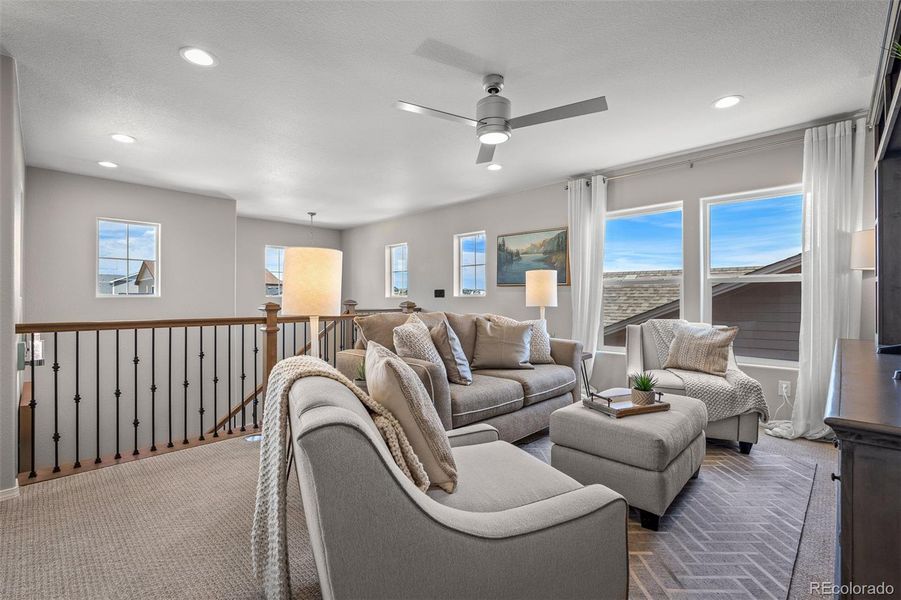 Furnished interior view inside a new home in , Colorado Springs (Image 26).