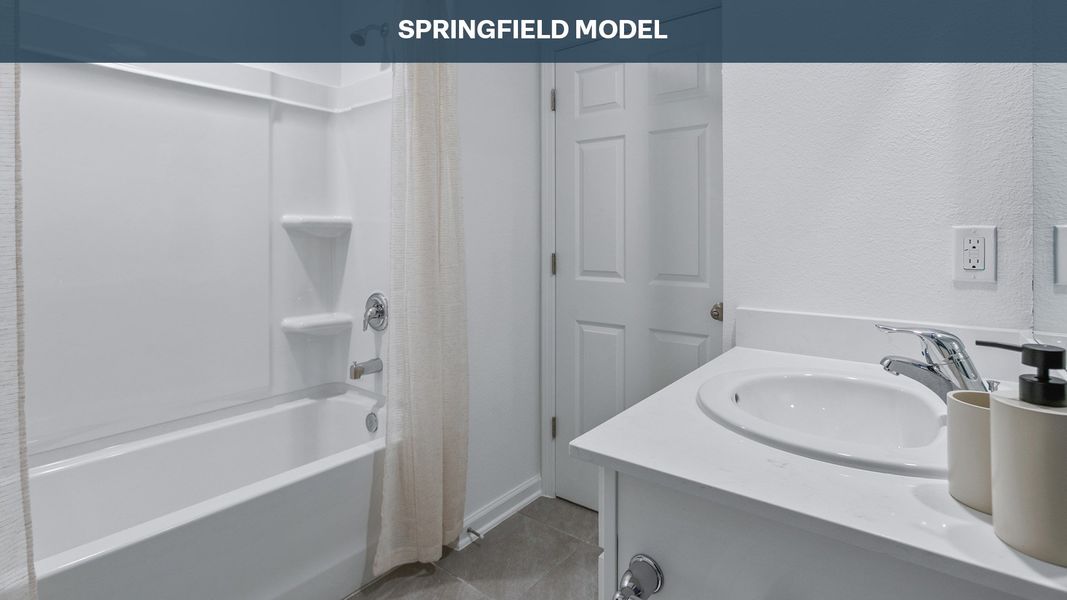 Furnished interior view inside a new home in Cordera Townhomes, St. Augustine (Image 4).