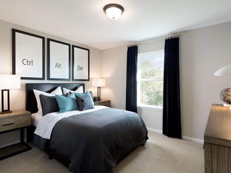 Photo is not of the actual home, but is an inspirational photo of builder’s model home and may depict options, furnishings, and/or decorator features that are not included