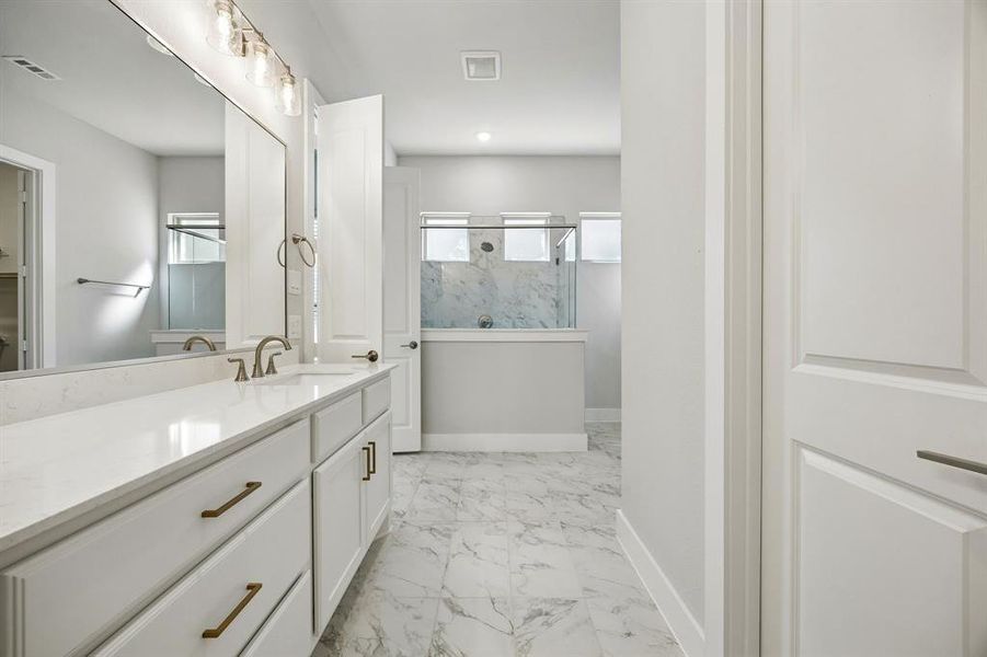 Furnished interior view inside a new home in , McKinney (Image 10).