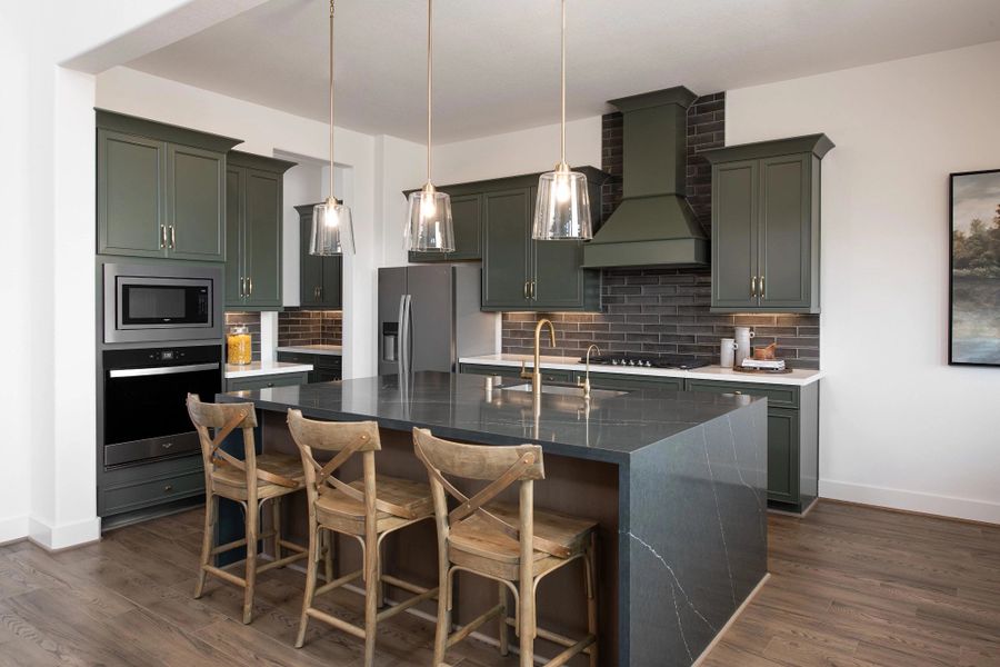 Representative furnished interior of a home built from the Aubrey by Ashton Woods in Ashland, Angleton (Image 6).