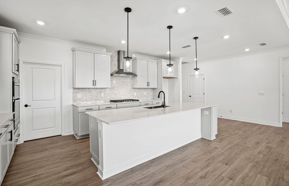 Furnished interior view inside a new home in Carolina Riverside, Belmont (Image 10).