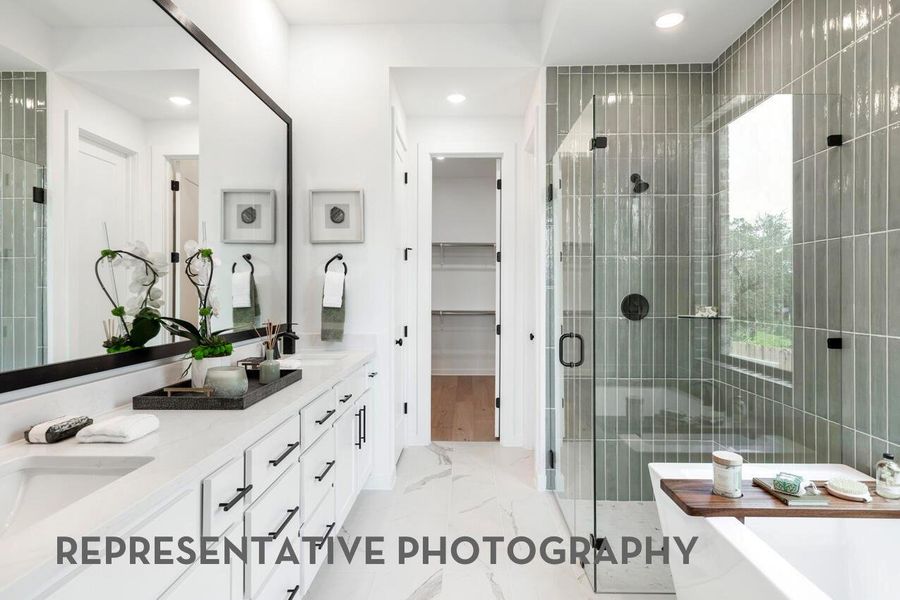Furnished interior view inside a new home in Emory Glen, Magnolia (Image 13).