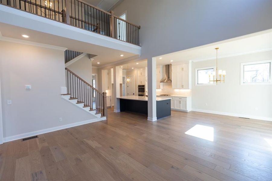 Spacious, unfurnished interior of a new home in Bellmoore Park, Johns Creek (Image 19).