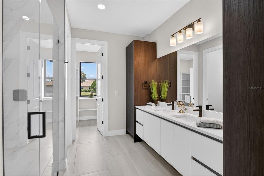 Furnished interior view inside a new home in , Cape Coral (Image 10).