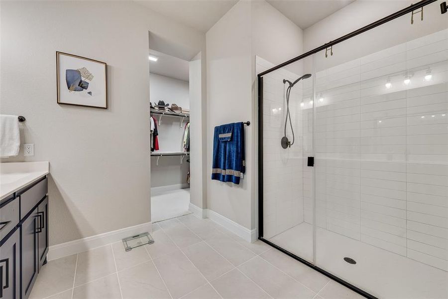 Furnished interior view inside a new home in Karis - Village Series, Crowley (Image 28). Furnished interior view inside a new home in Karis - Village Series, Crowley (Image 28).