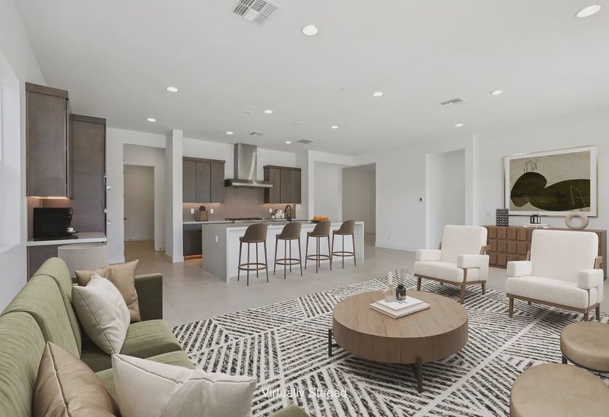 Virtually Staged Great Room - 6 of 14