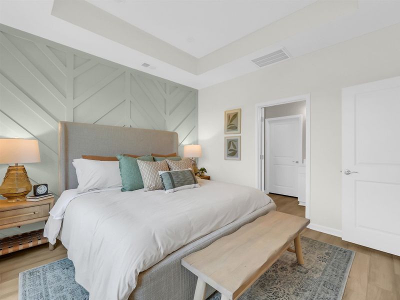 Furnished interior view inside a new home in King Farm Estates, Aynor (Image 12).