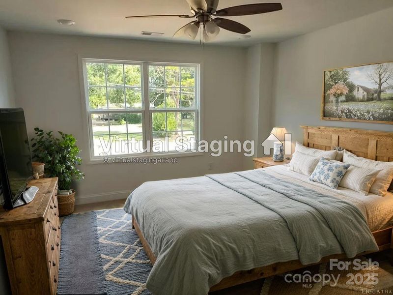 Furnished interior view inside a new home in , Charlotte (Image 8). Furnished interior view inside a new home in , Charlotte (Image 8).