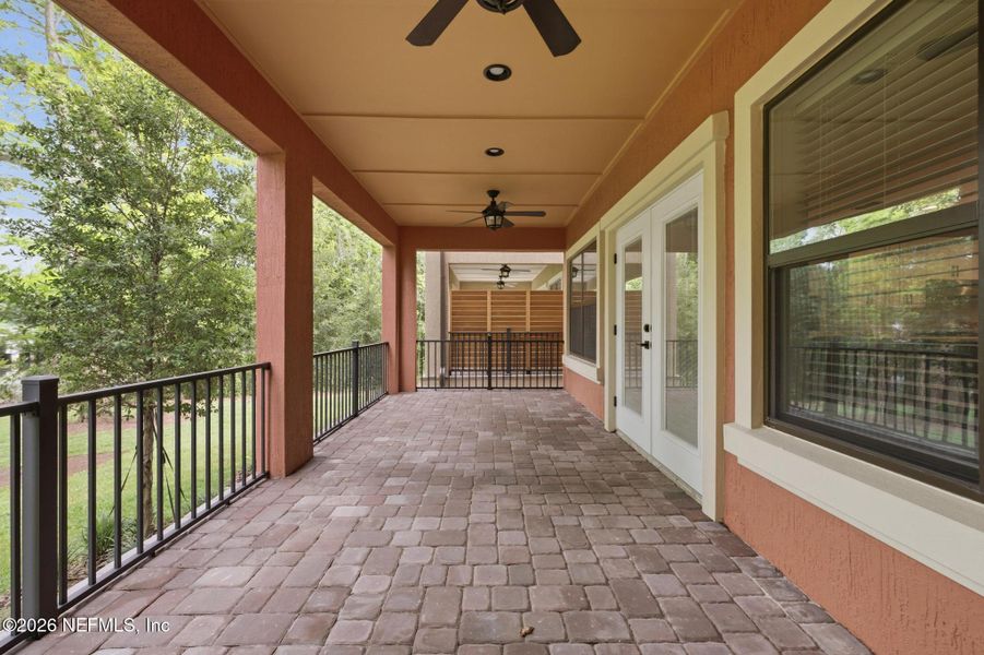 Exterior details and patio area of a home in , Jacksonville (Image 28).