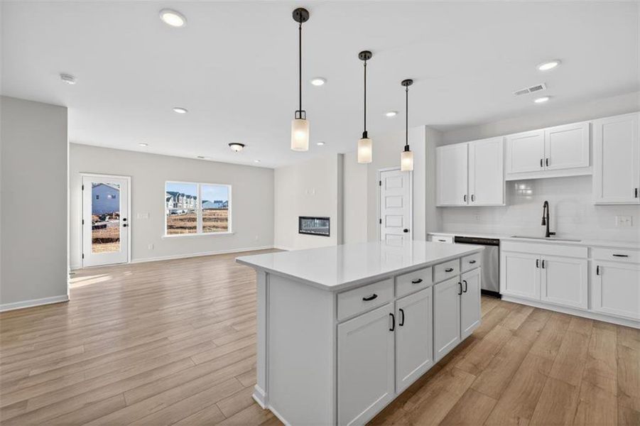 Furnished interior view inside a new home in Sanders Park, Austell (Image 3).