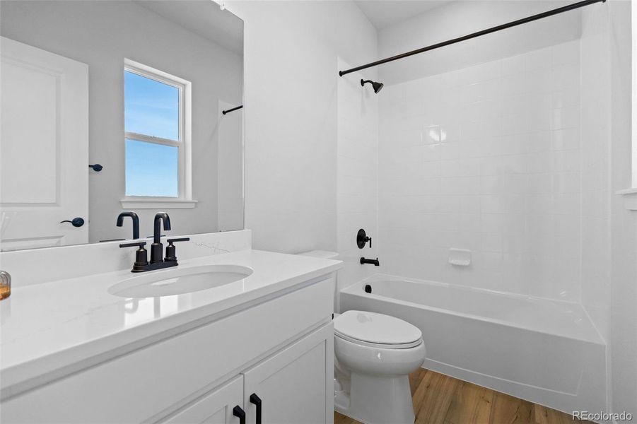 Furnished interior view inside a new home in Trails at Smoky Hill, Parker (Image 11).