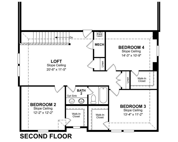 2D floor plan layout of this home in Stark Farms, Denton, TX (Image 5). 2D floor plan layout of this home in Stark Farms, Denton, TX (Image 5).