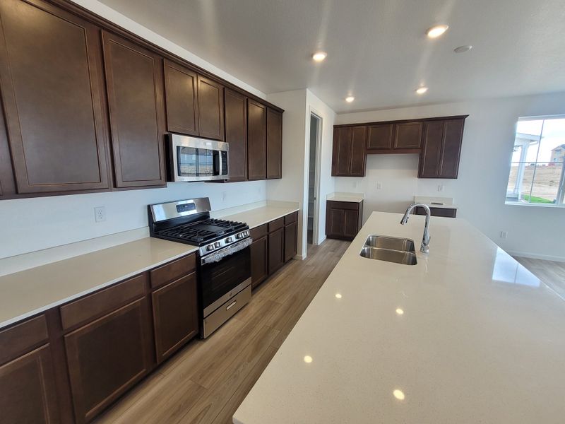 Furnished interior view inside a new home in The Town Collection at Independence, Elizabeth (Image 3).