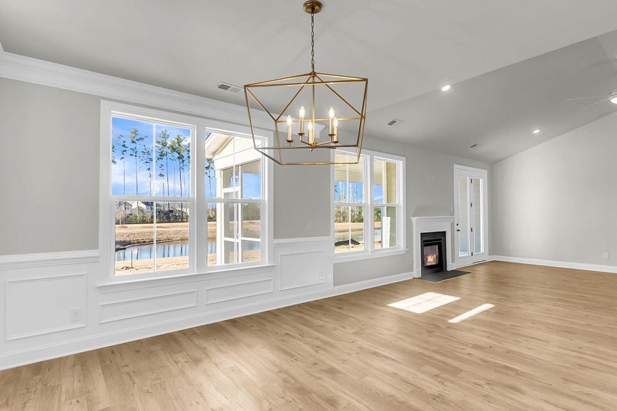 Spacious, unfurnished interior of a new home in Tidewater at Lakes of Cane Bay, Summerville (Image 48).