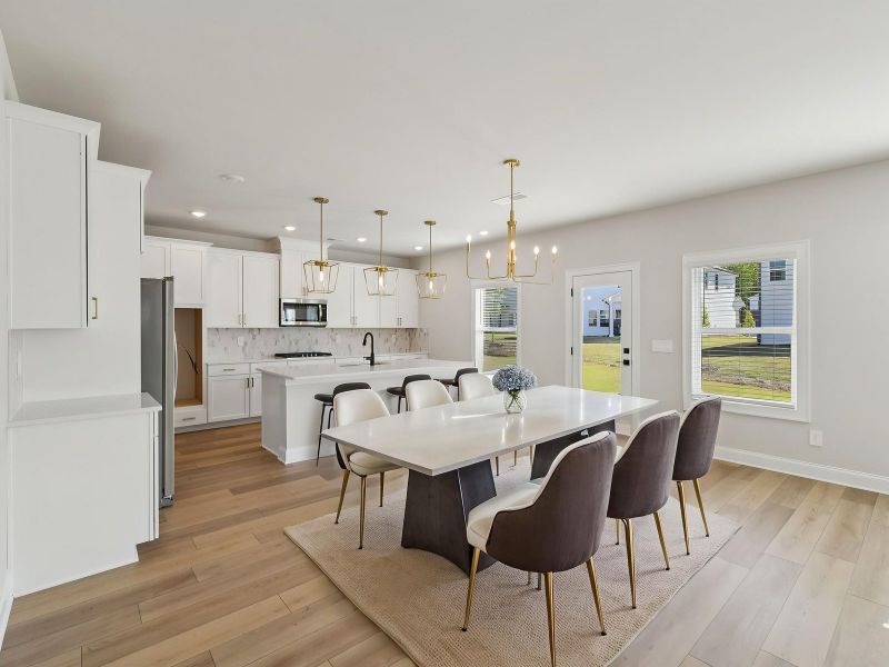 Furnished interior view inside a new home in River Pointe, Monroe (Image 4).
