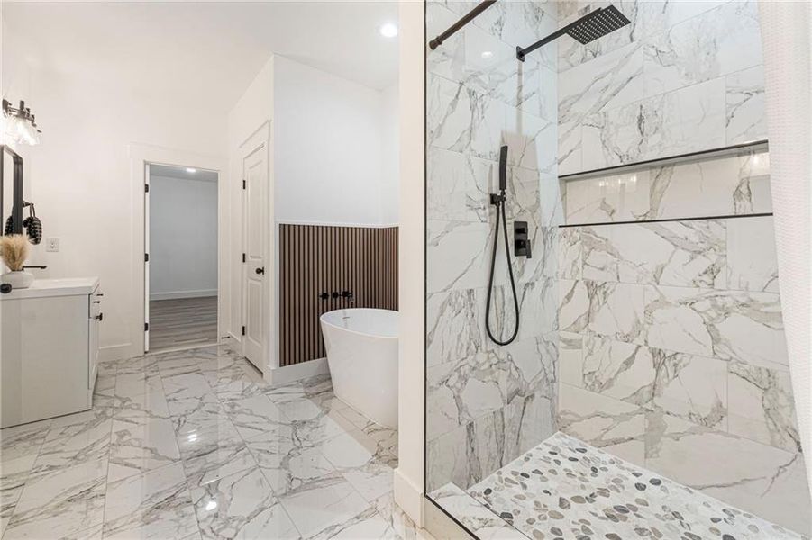 Furnished interior view inside a new home in , Cartersville (Image 6).