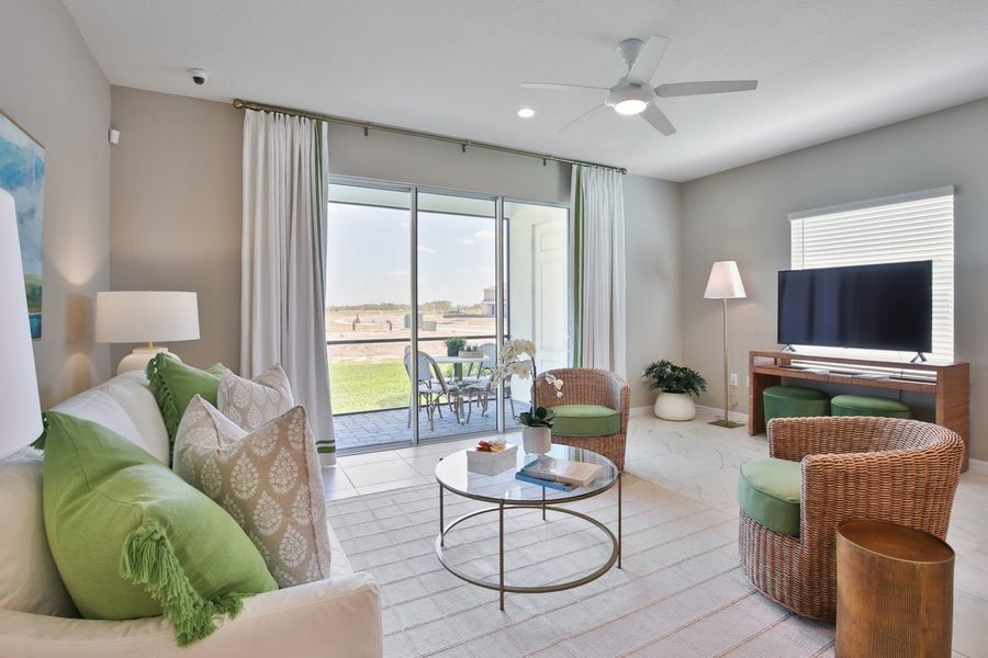 Furnished interior view inside a new home in Palm Grove, Lakewood Ranch (Image 7).