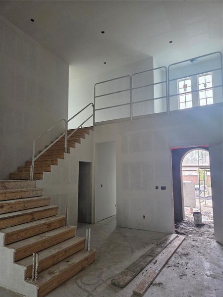 In-progress construction of a new home in Evergreen 70', Conroe, TX (Image 6).