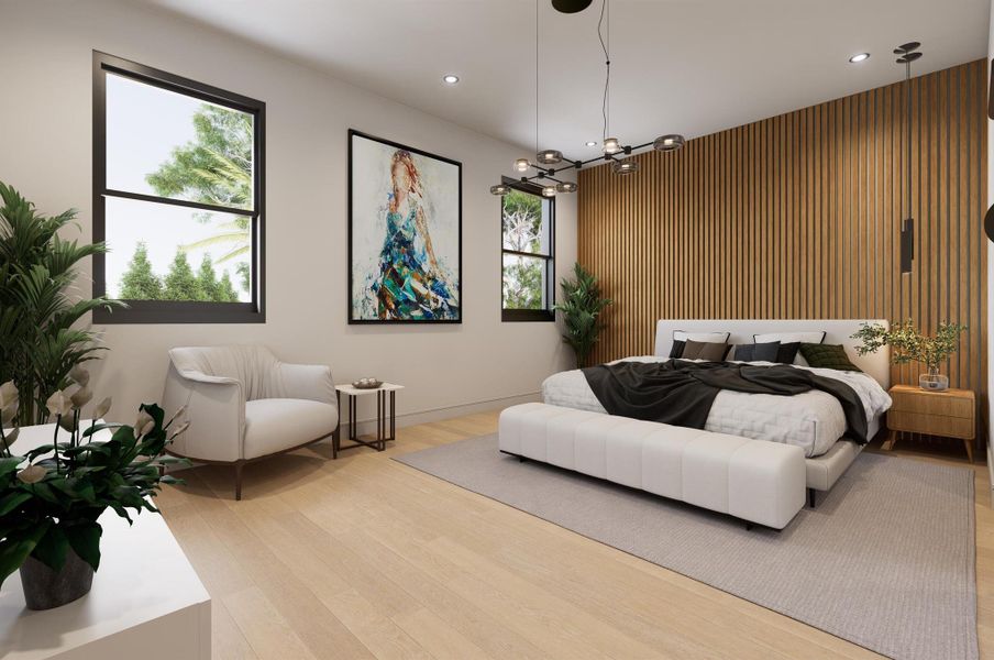 Furnished interior view inside a new home in , West Palm Beach (Image 22).