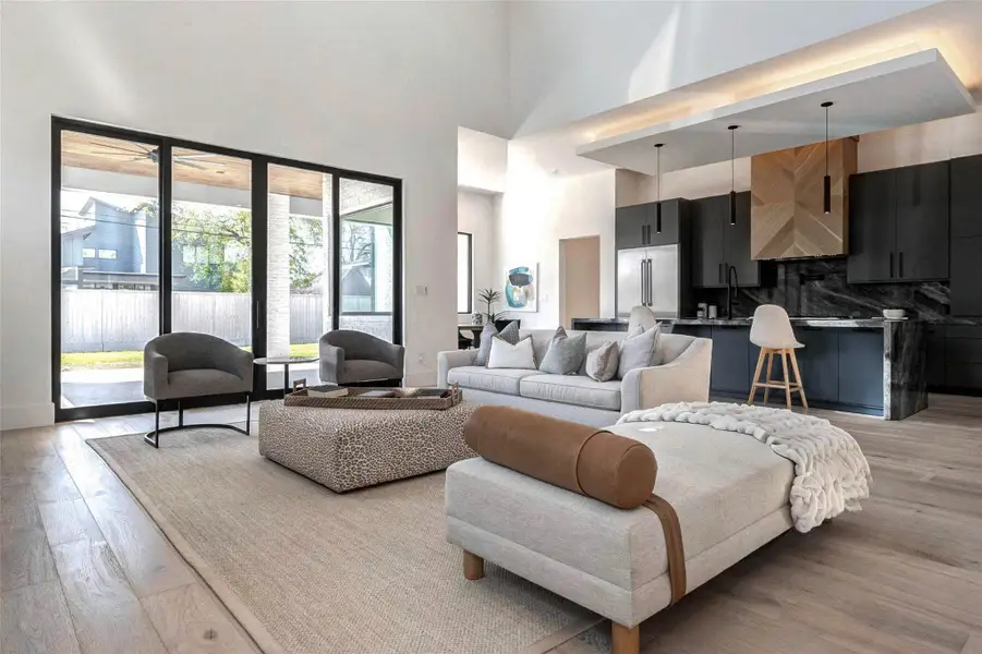 Furnished interior view inside a new home in , Houston (Image 7).