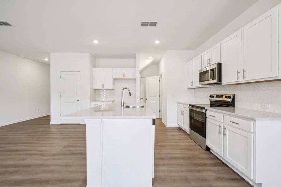 Representative Photo: Kitchen featuring Timeless Collection Finishes