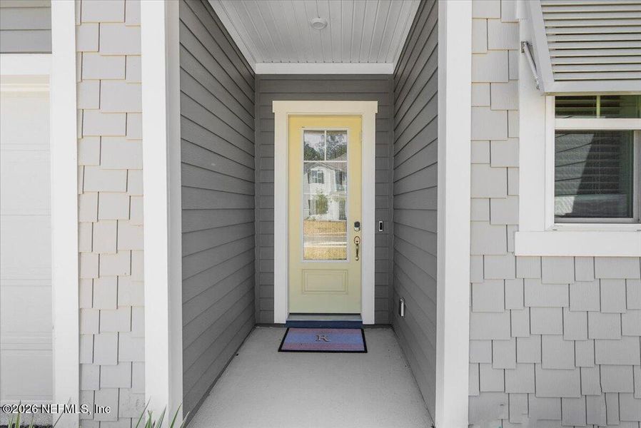 Exterior details and patio area of a home in , St. Johns (Image 28).