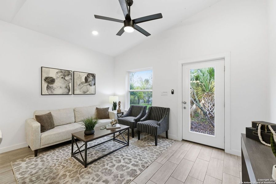 Furnished interior view inside a new home in , San Antonio (Image 9).