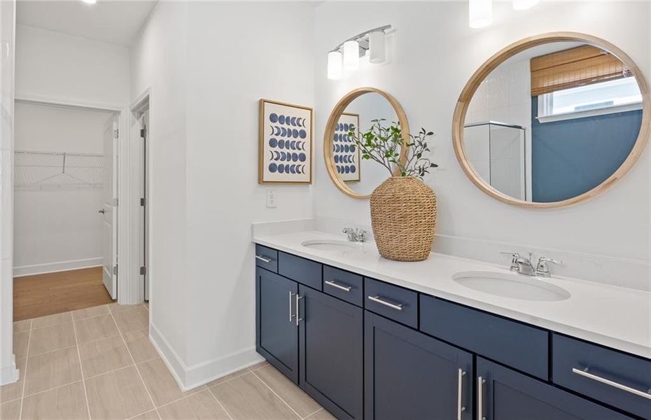 Furnished interior view inside a new home in Sun City Peachtree, Griffin (Image 9).