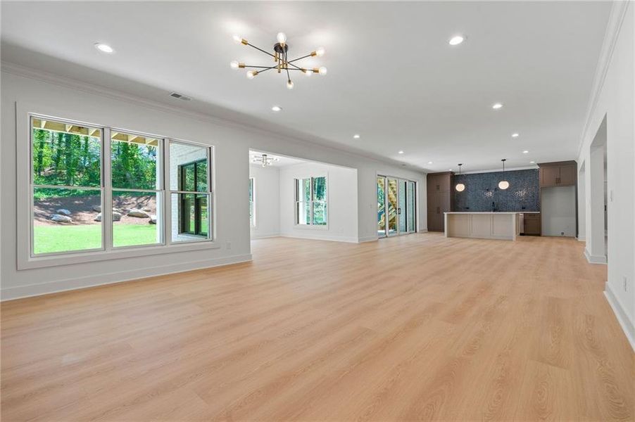 Spacious, unfurnished interior of a new home in , Marietta (Image 51).