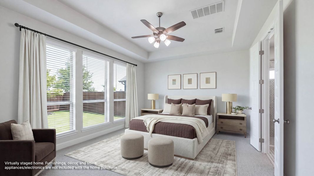 Furnished interior view inside a new home in Devonshire, Forney (Image 9).