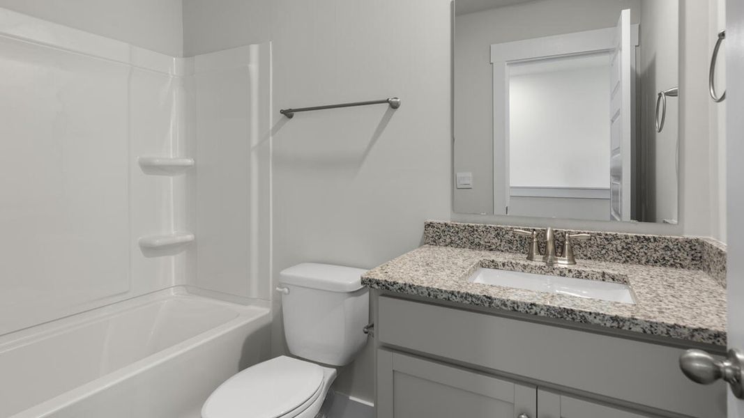Furnished interior view inside a new home in The Palms at Indigo Preserve Townhomes, Leland (Image 12). Furnished interior view inside a new home in The Palms at Indigo Preserve Townhomes, Leland (Image 12).