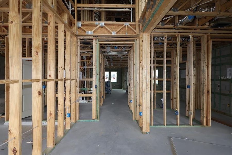In-progress construction of a new home in Center Lake on the Park, St. Cloud, FL (Image 14).