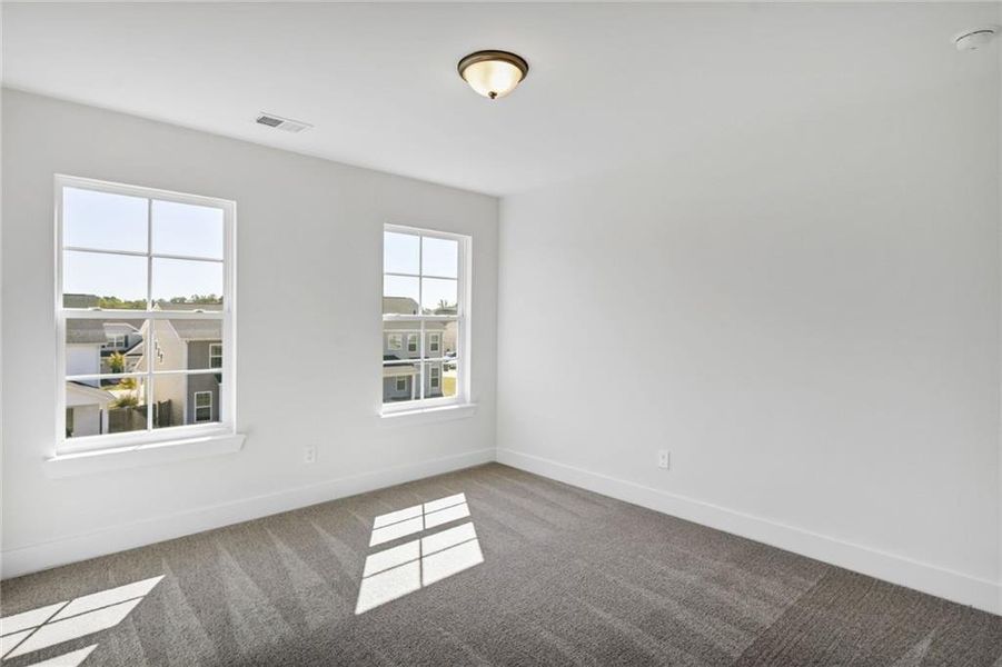 Spacious, unfurnished interior of a new home in Villas at Dawsonville, Dawsonville (Image 36). Spacious, unfurnished interior of a new home in Villas at Dawsonville, Dawsonville (Image 36).
