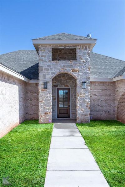 Front exterior of a new home in , Abilene, TX, highlighting curb appeal (Image 23).