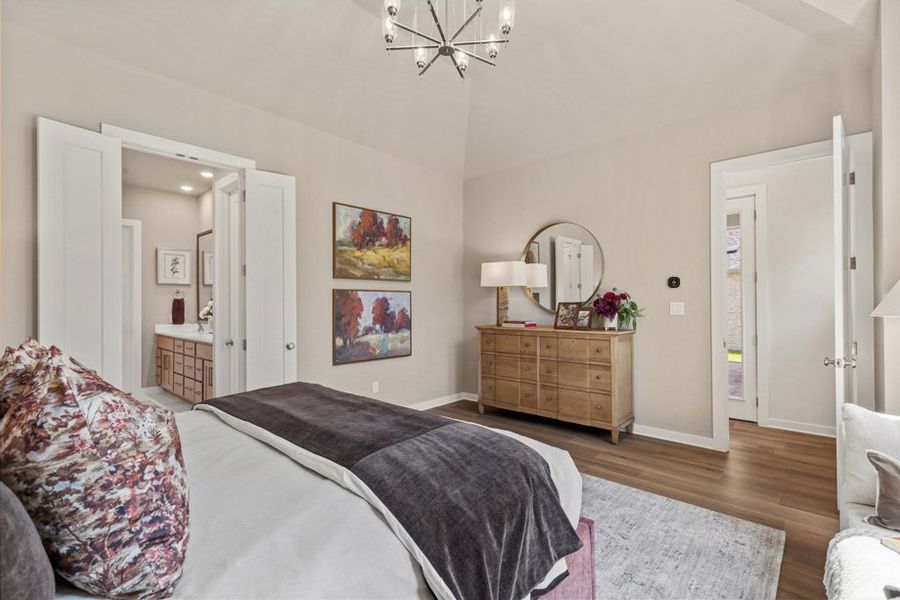Representative Primary Bedroom - some options shown