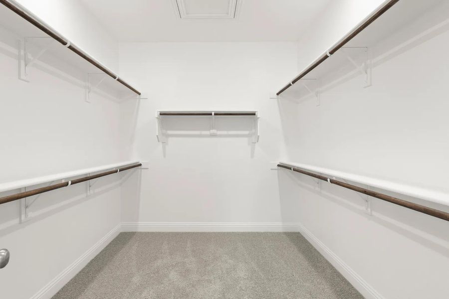 The Larson A Primary Suite Bedroom Closet