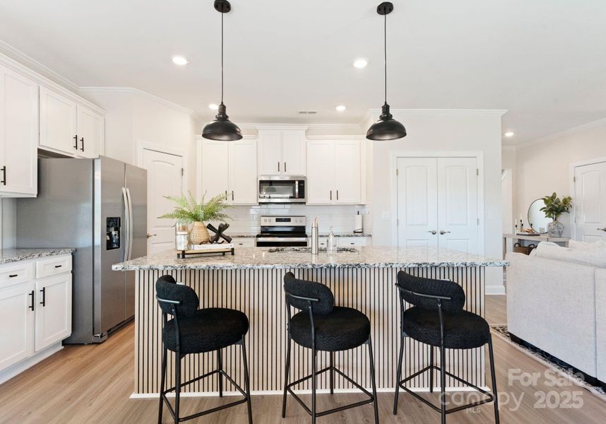 Furnished interior view inside a new home in , Troutman (Image 25).