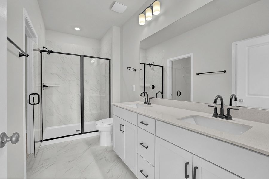 Furnished interior view inside a new home in Grand Park, Leland (Image 9).