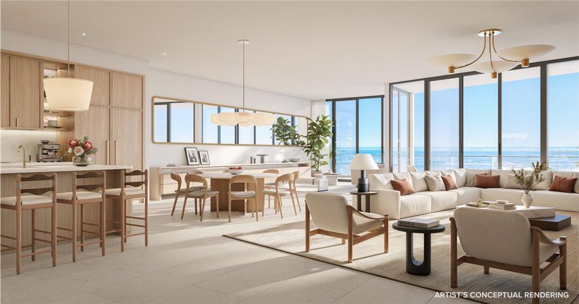 Furnished interior view inside a new home in , Palm Coast (Image 5).