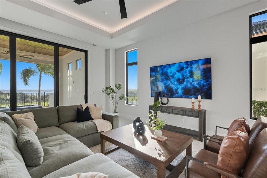 Furnished interior view inside a new home in , Montverde (Image 13).