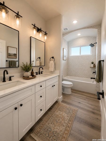 Furnished interior view inside a new home in , La Vernia (Image 8).
