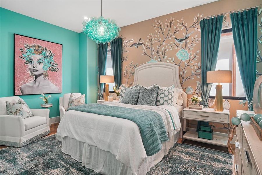 Furnished interior view inside a new home in , Southlake (Image 23).