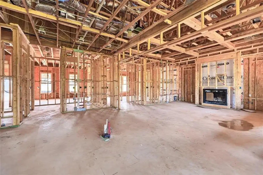 In-progress construction of a new home in , Statham, GA (Image 7).