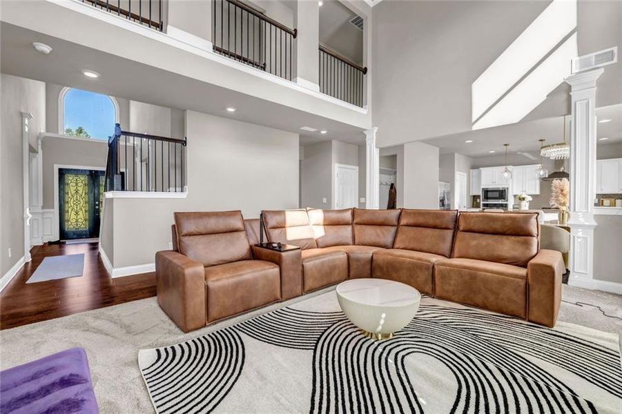 Furnished interior view inside a new home in , Douglasville (Image 12). Furnished interior view inside a new home in , Douglasville (Image 12).