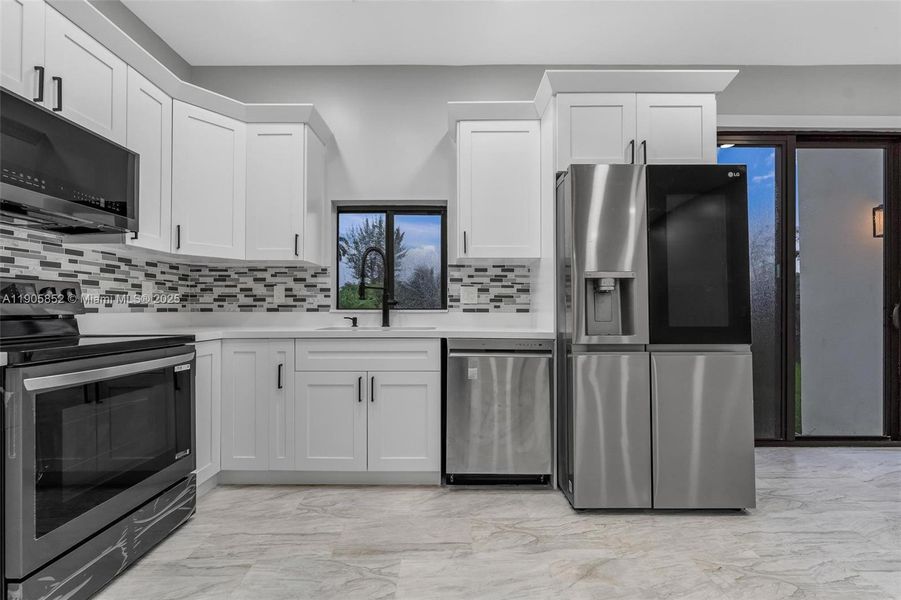 Furnished interior view inside a new home in , Miami (Image 12).